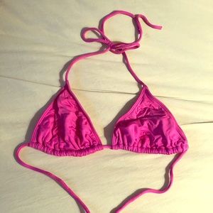 Hot pink/ Magenta string bikini top